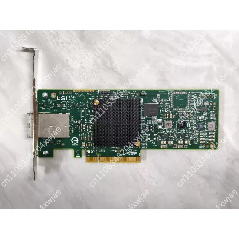 9300-8E HBA Card SAS3008 IT Mode, 12G Dual SFF-8644 External SAS Adapter with Cooling Fan for Storage Server