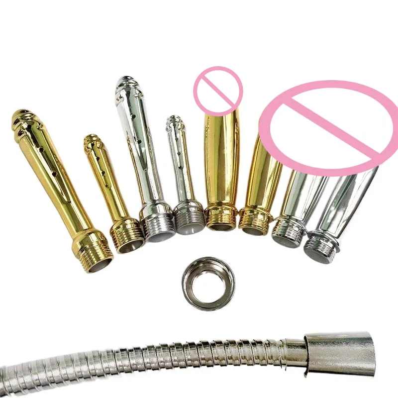 ADABS Anal Vaginal Douche, Conversion Head For Outdoor Use, Butt Flush, Multi-Function Enema Sex Toys