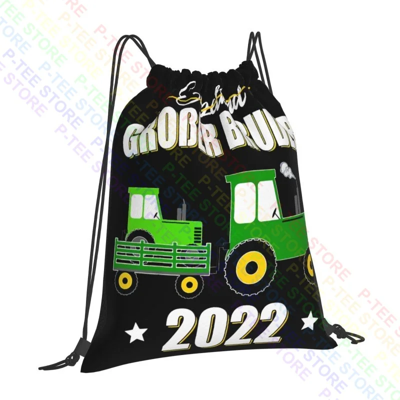 Children'S Big Brother 2022 Boys Tractor Siblings Son Drawstring Bags Gym Bag School Gym Tote Bag