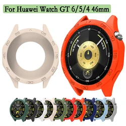 Funda de silicona suave para Huawei Watch GT 4, carcasa hueca de 46mm, accesorios de protección de reloj flexibles y duraderos