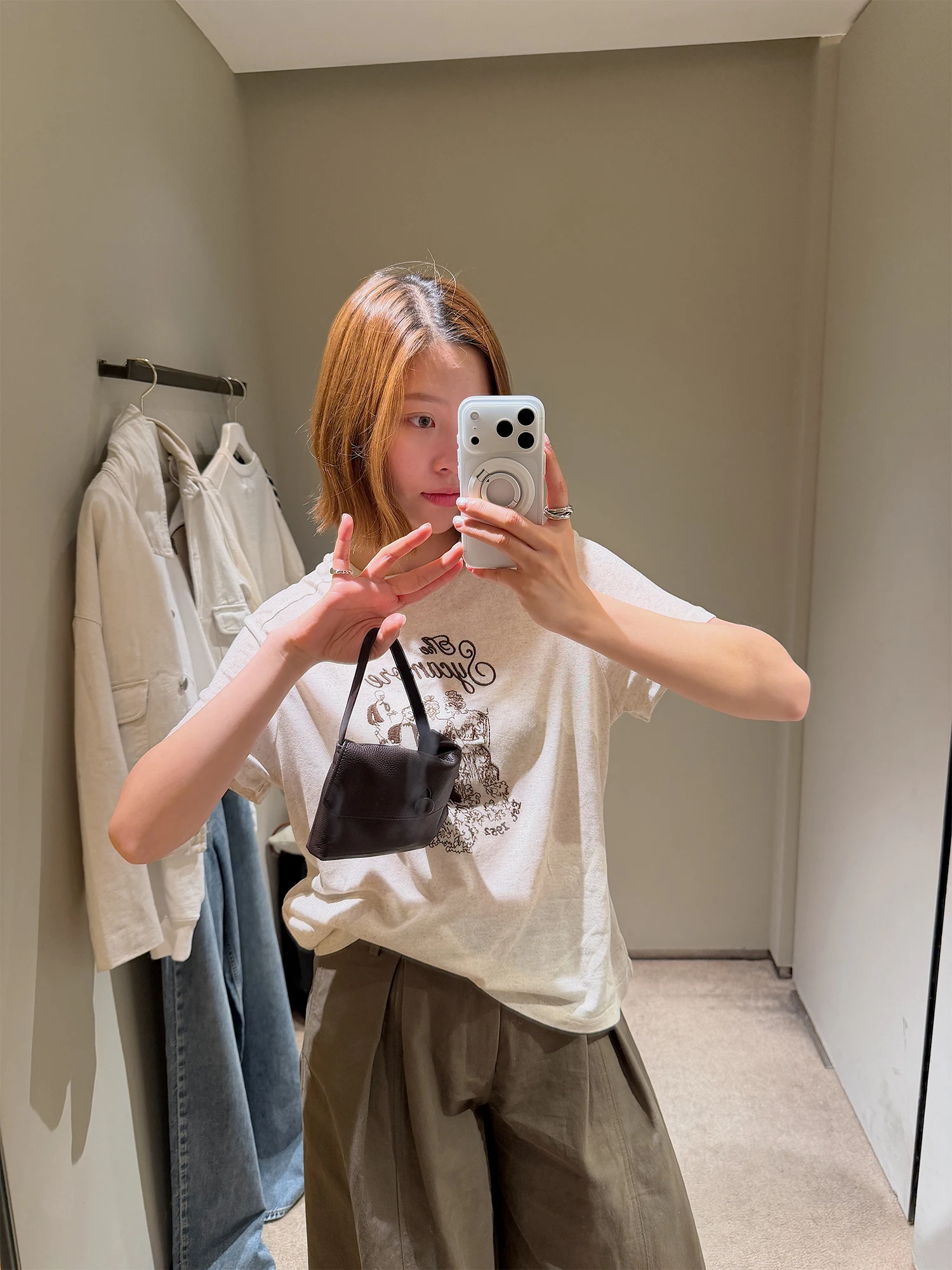 

Romantic Spring Evening Jess Embroidered Heavy Work Short Sleeve T-Shirt Linen Breathable Dinner Ladies Fashion Casual Top