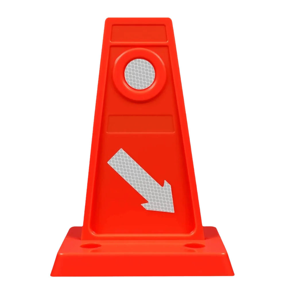 TPU Material Traffic Lane Separator EVA Material Impact Resistance Parking Garage Directional Sign Clear Visual Guidance