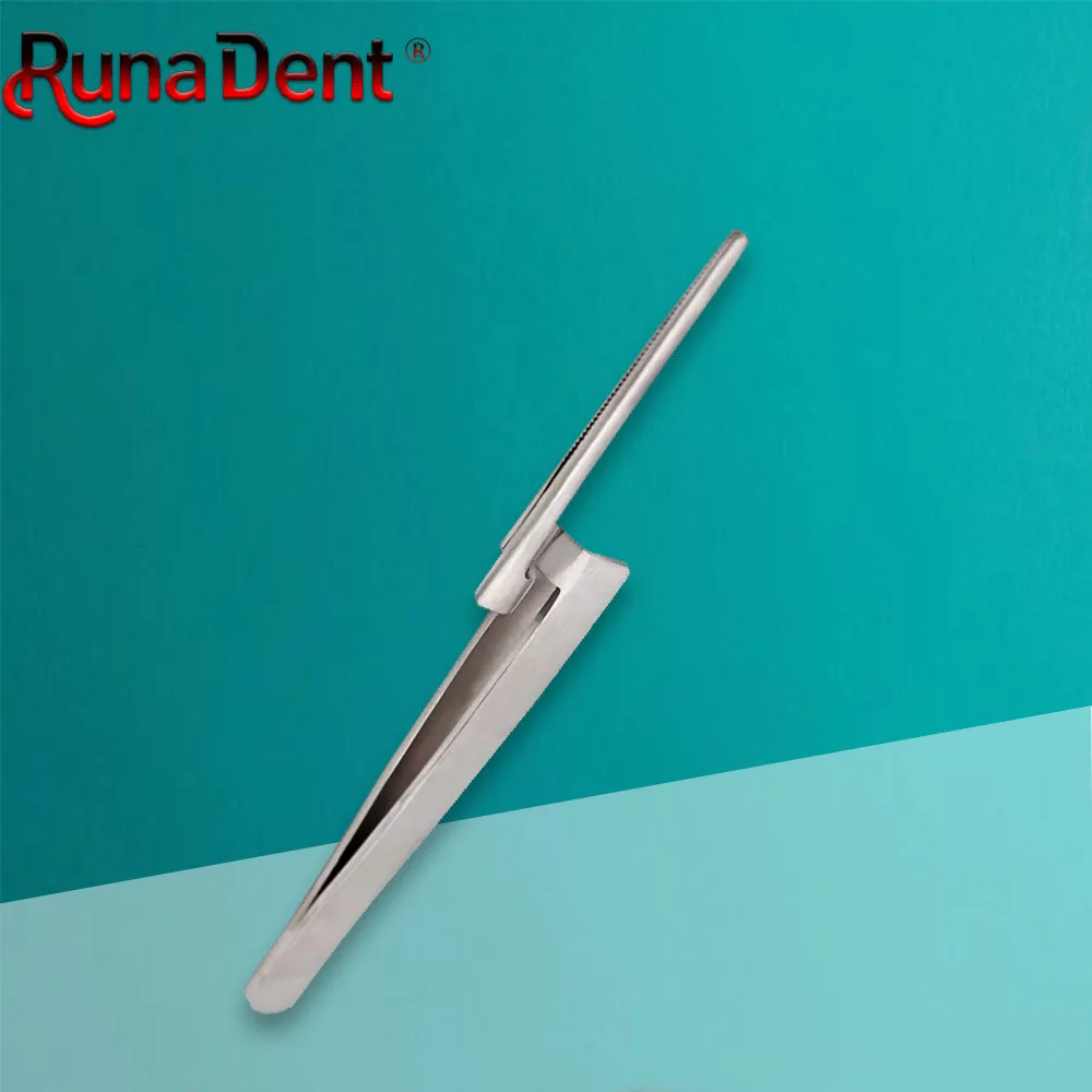 

1Pc Stainless Steel Dental Occlusal Paper Tweezer Curved Bite Articulating Paper Plier Orthodontic Forceps Teeth Care Tool