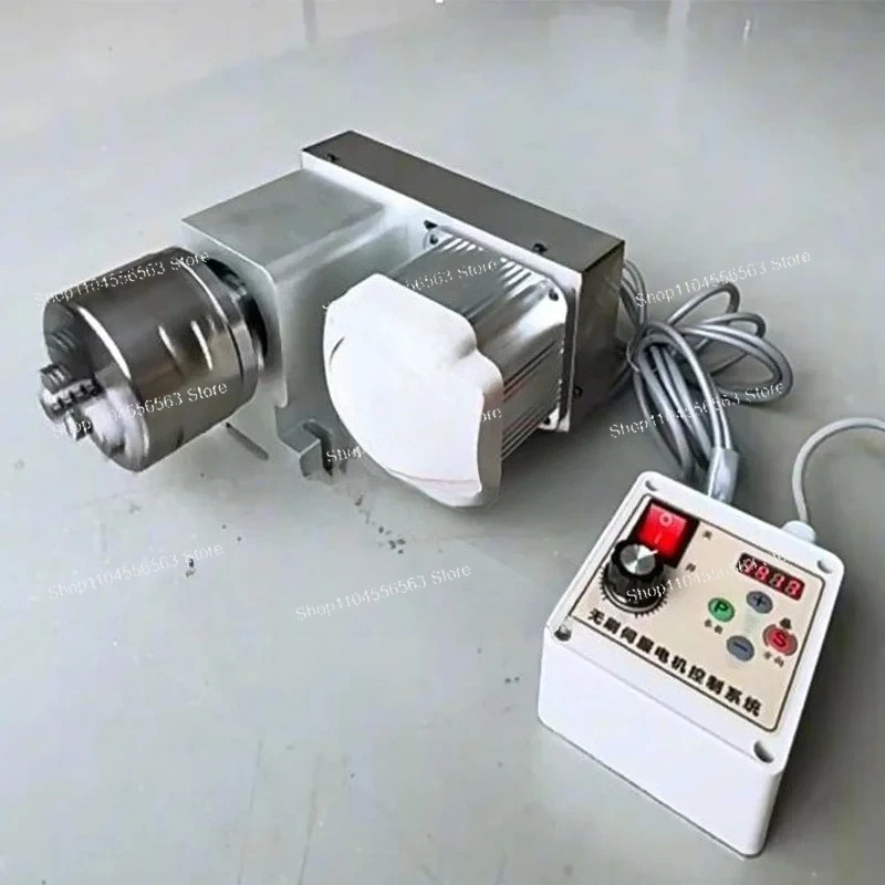 Adjustable Speed T5M-3-100AB 4th Axis Rotary A-Axis Indexing Head 100mm 3-Jaw Chuck for CNC Milling Machine