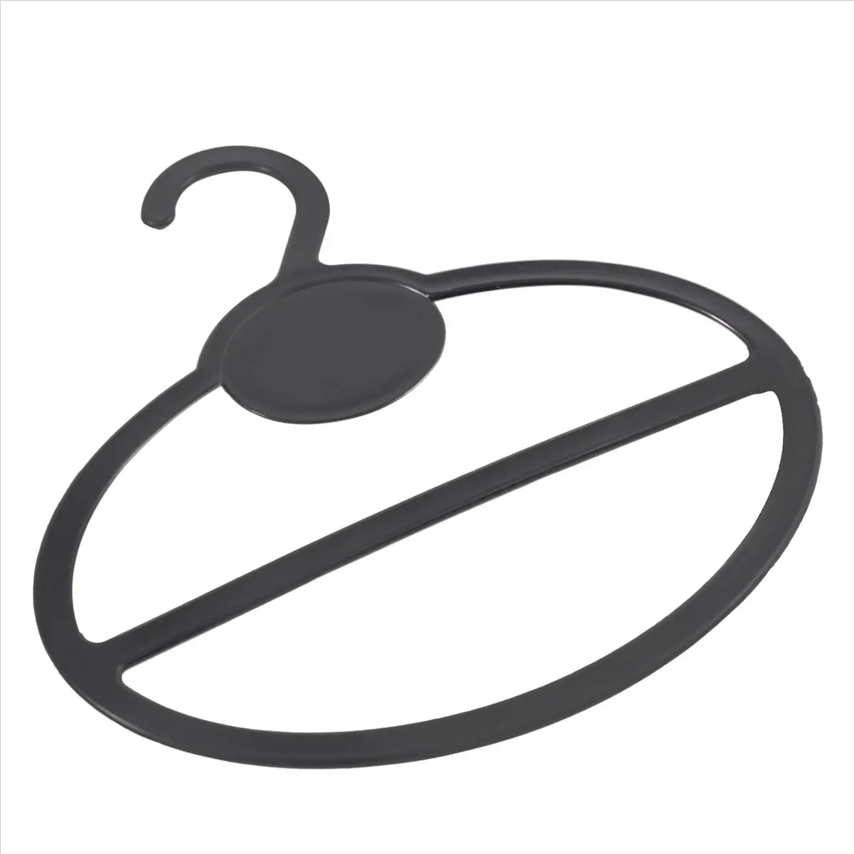 

[CNIM] 120 шт. Овальные пластиковые вешалки-органайзеры для шарфов, шалей и галстуков, черные