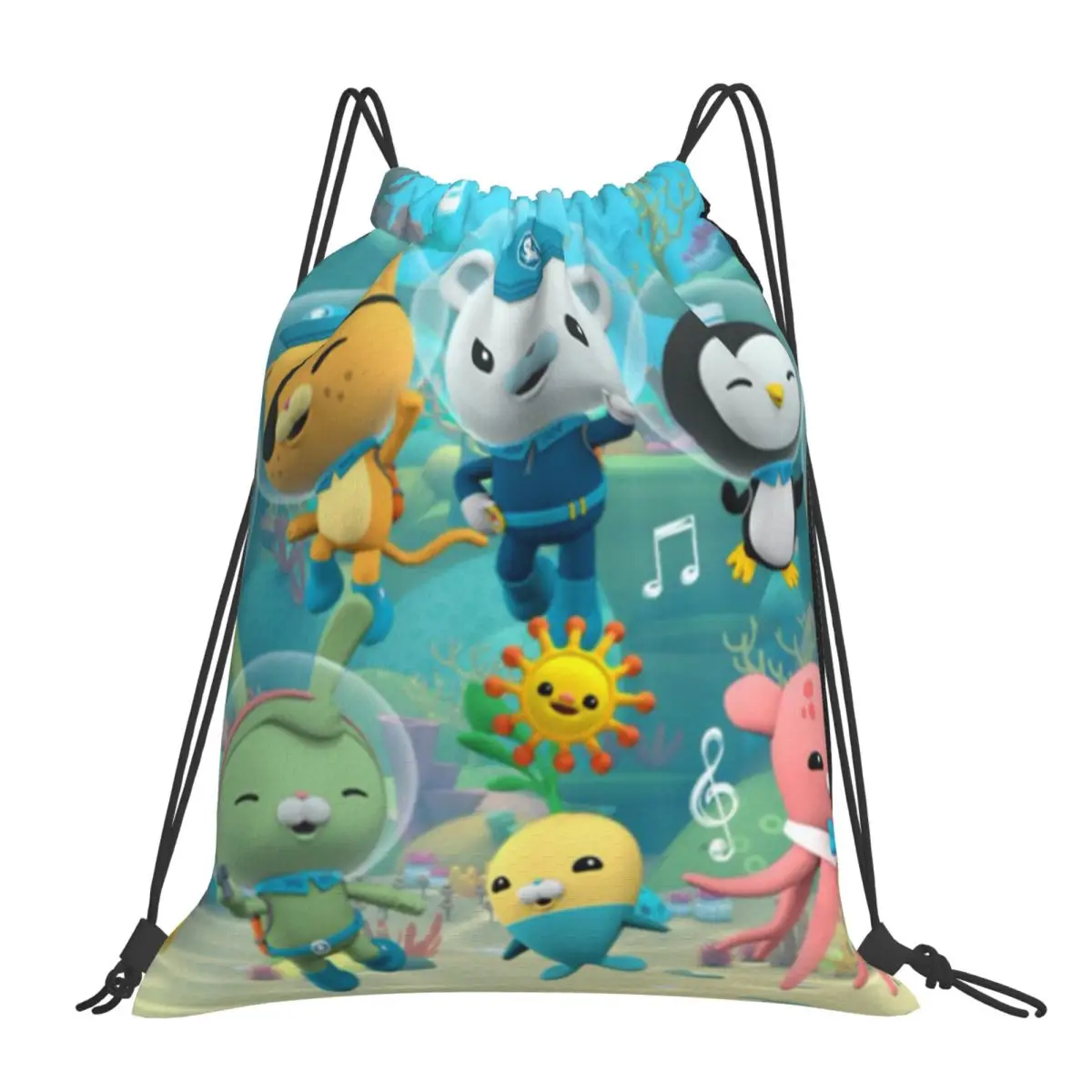 

Рюкзаки Octonauts, повседневные портативные сумки на шнурке, сумка для обуви, сумки для книг для студентов-путешествий
