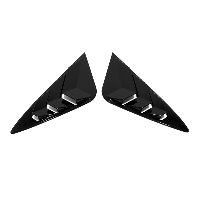 Car Rear Window Triangle Louver Shutter Cover Trim For Toyota Harrier Venza 2020+ Window Side Vent Trim