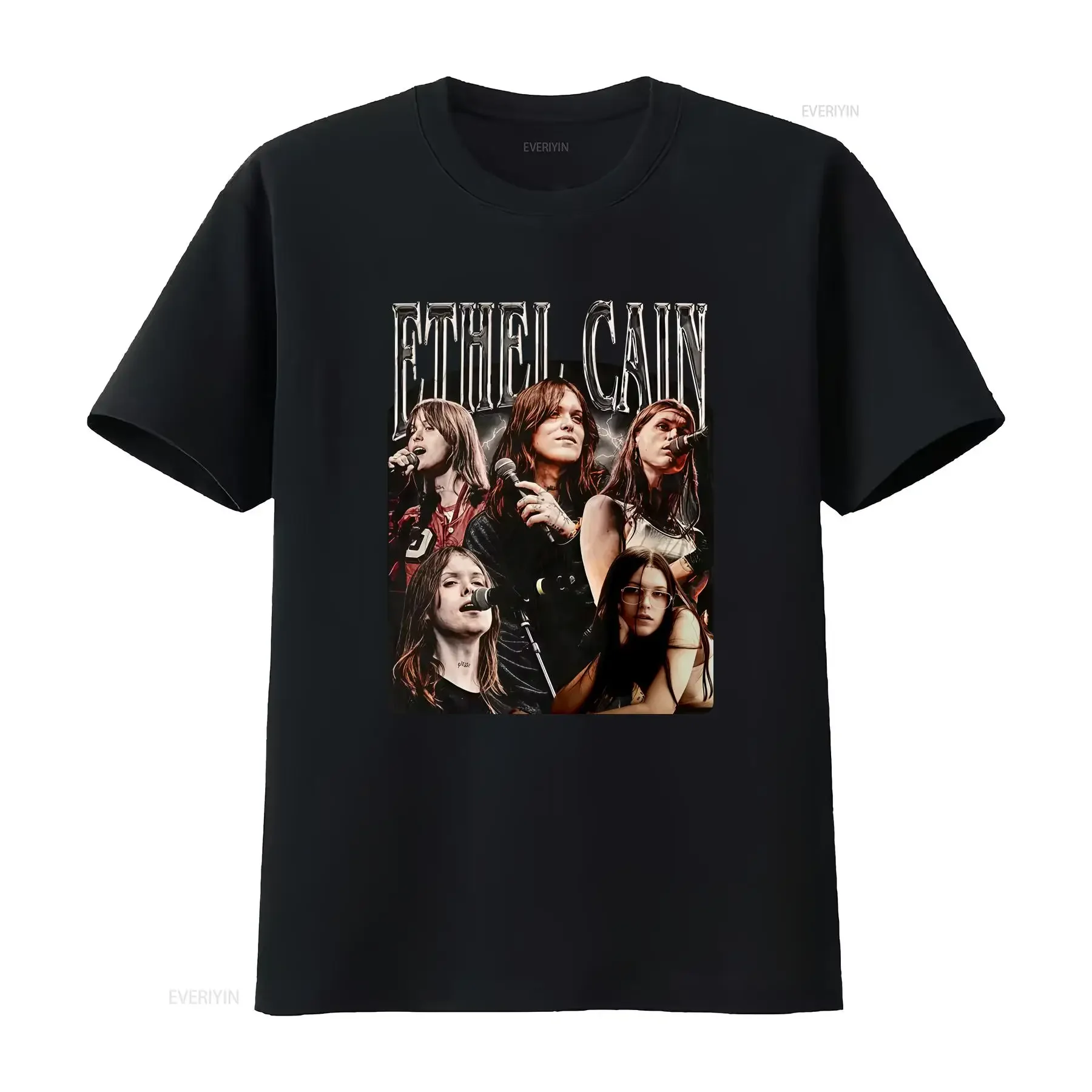 Limited ETHEL CAIN Softstyle T Shirt Merch Album 90s Poster tee vintage Washed Breathable homme Soft Stylish Versatile Casual