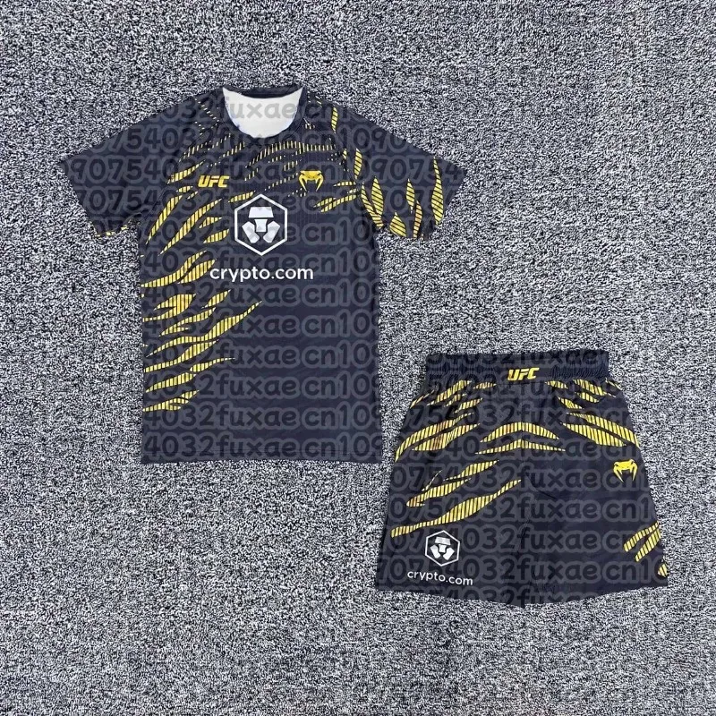 

UFC Top Warrior исламская футболка Makhachev Battle Event шорты мужские дышащие трикотажные борьбы бег впитывающий пот костюм