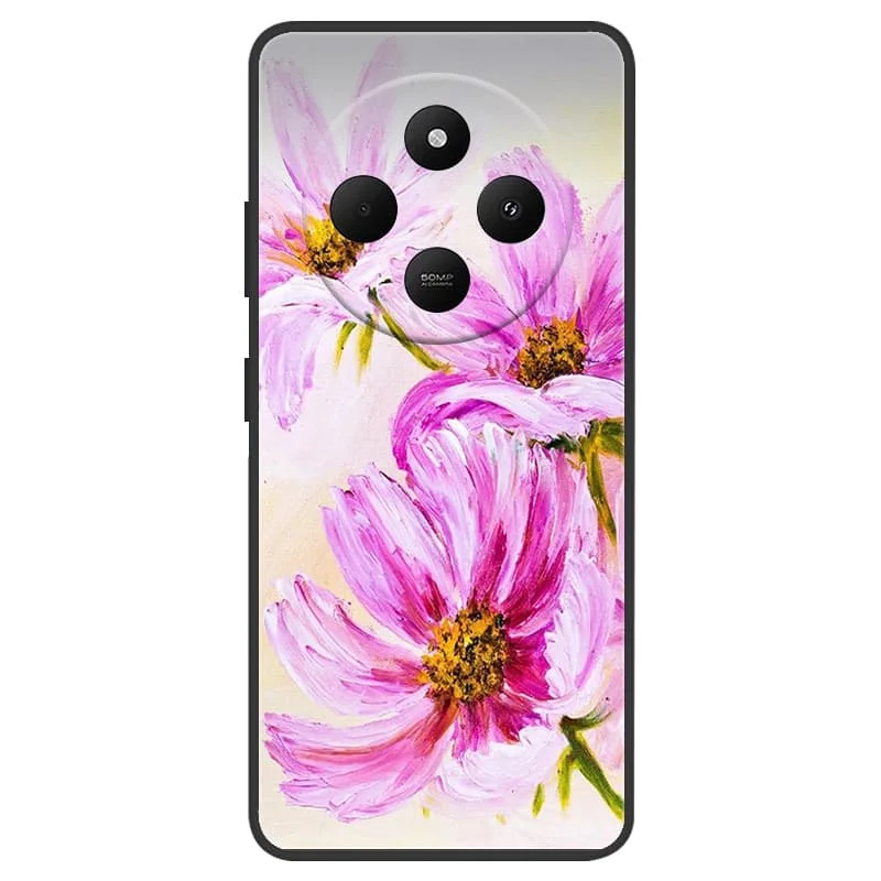 TPU Phone Case For Xiaomi Redmi 14C Case Shockproof Soft Silicone Phone Cover for Xiaomi POCO C75 Black Shell Redmi14C 4G Bumper