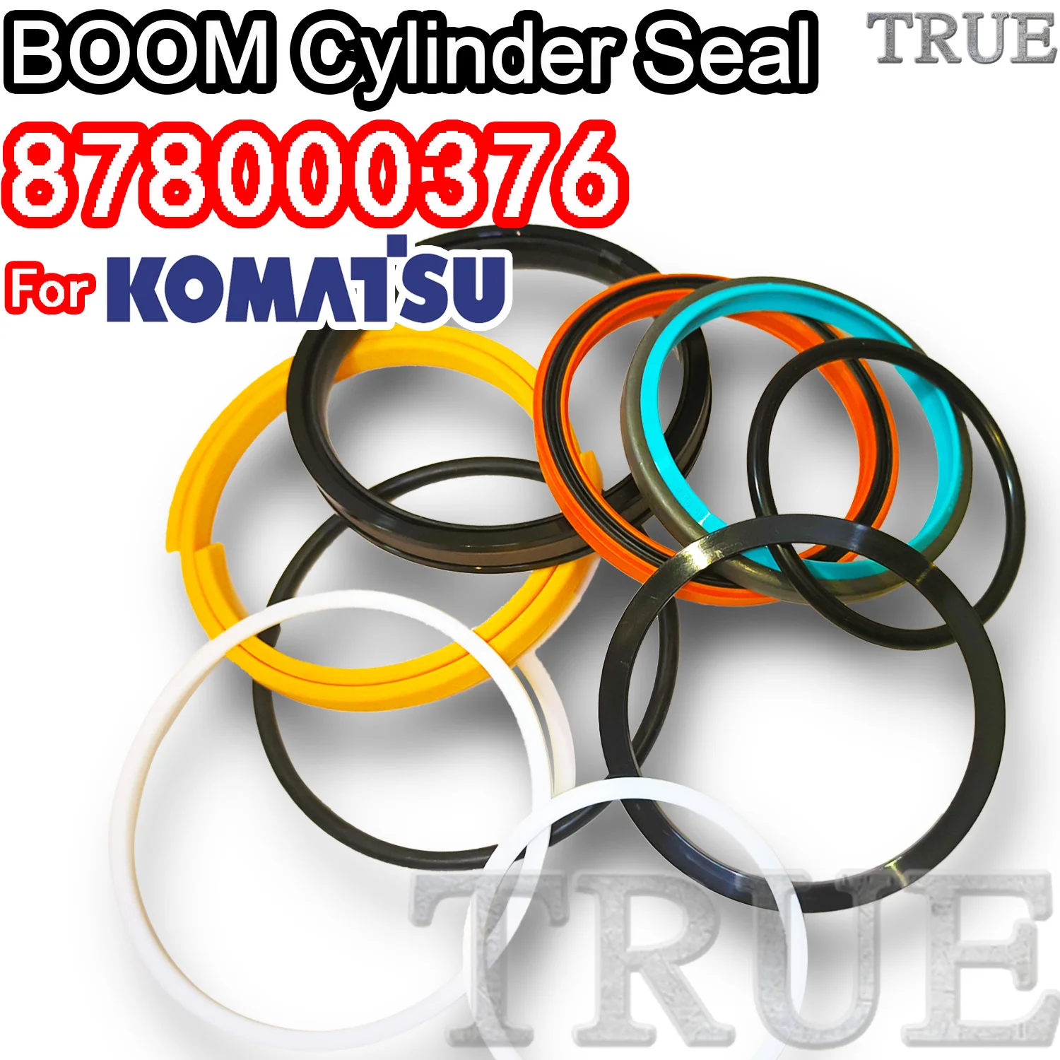 

For KOMATSU 878000376 PC07-2 BOOM Excavator Oil Seals Kit Repair FKM High Quality O-ring Hydraulic Digger Clamshell Shovel