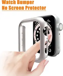 Cover for Apple Watch Case 45mm 41mm 44mm 40mm 42mm 38mm Accessories NO Glass PC Protector bumper iWatch Series 8 7 SE 6 5 4 3 9