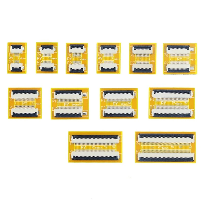 R+  0.5mm Pitch for FPC FFC Flexible Flat Cable Extension Board 4-80Pin PCB Connector