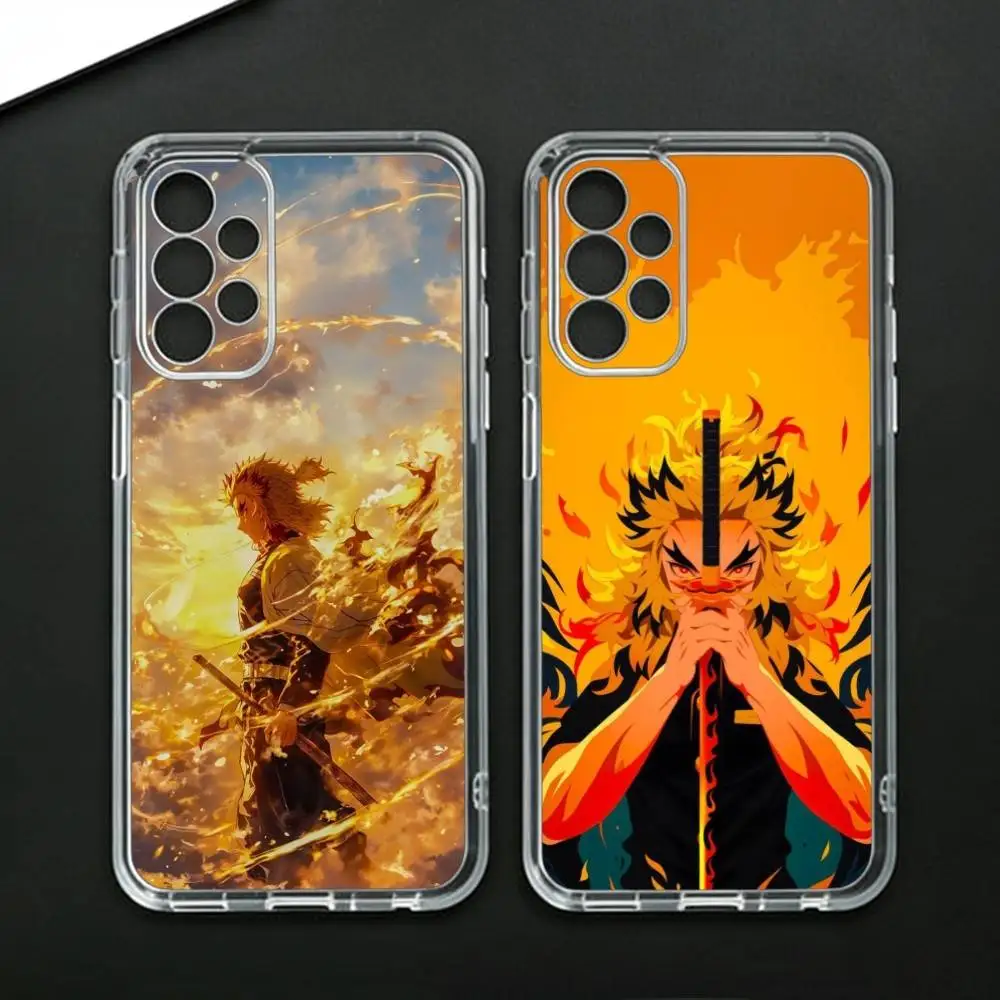 F-Flame H-Hashira  Phone Case For Samsung Galaxy A71,A70,A52,A51,A40,A30 Transparent Cover