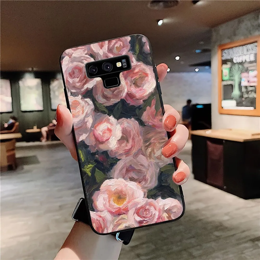 Flowers Heather Martin Phone Case For Samsung Note 8 9 10 20 pro plus lite M 10 11 20 30 21 31 51 A 21 22 42 02 03