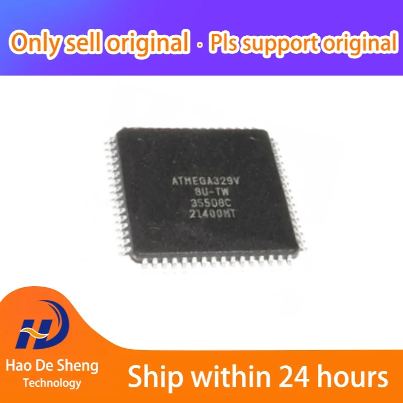 1PCS/LOT ATMEGA329V-8AU  TQFP64 New Original In Stock