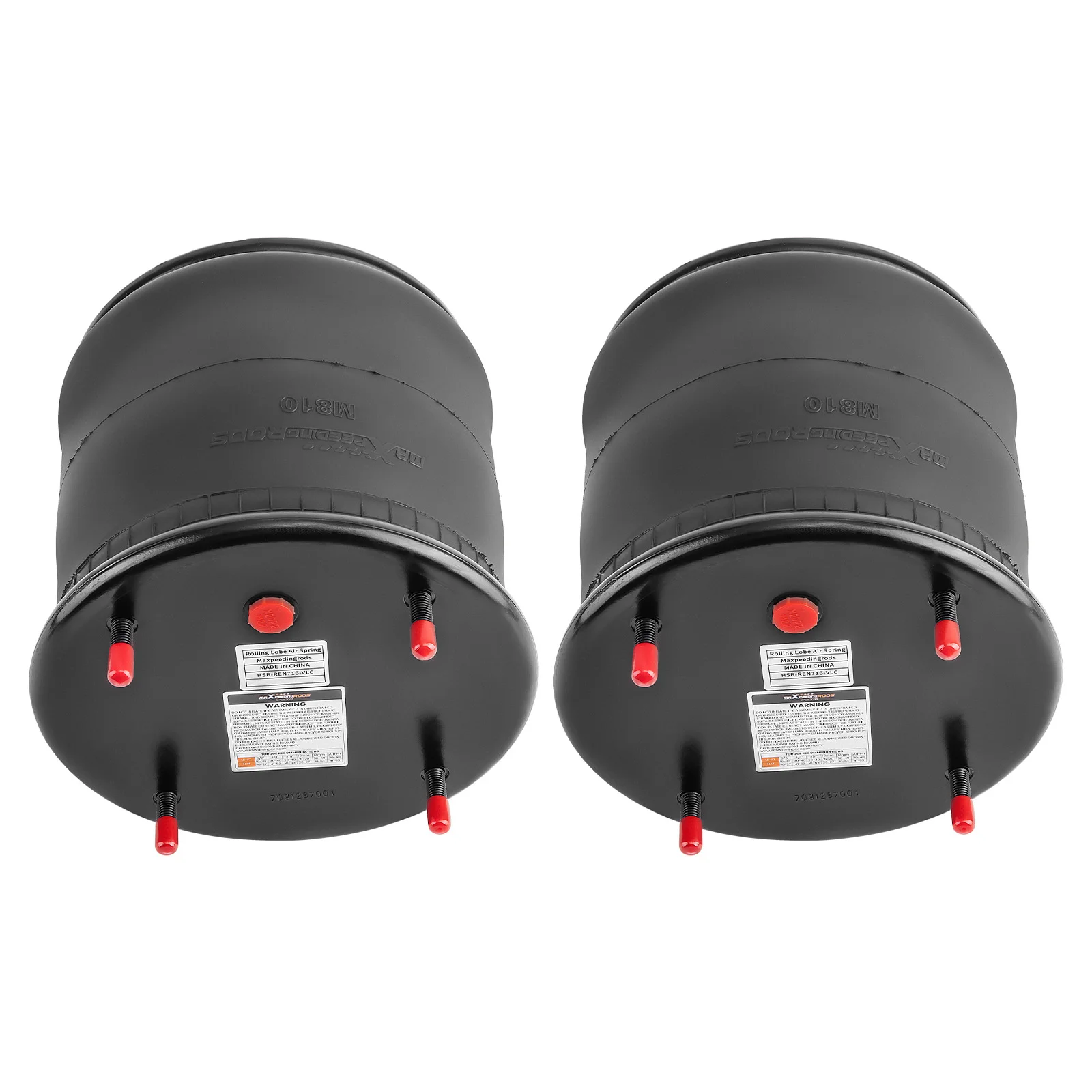 

Pair Air Bellow Suspension Bags For Firestone W01-M58-8775 for Goodyear 1R14820