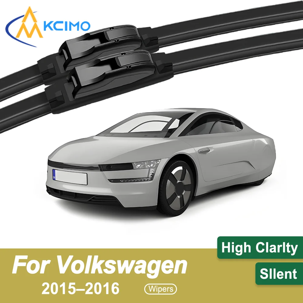

2-Pack Superior Wiper Blades for Volkswagen 1-litre car XL1 2015–2016 All-Season Durable Quiet Wiping Uninterrupted Visibility