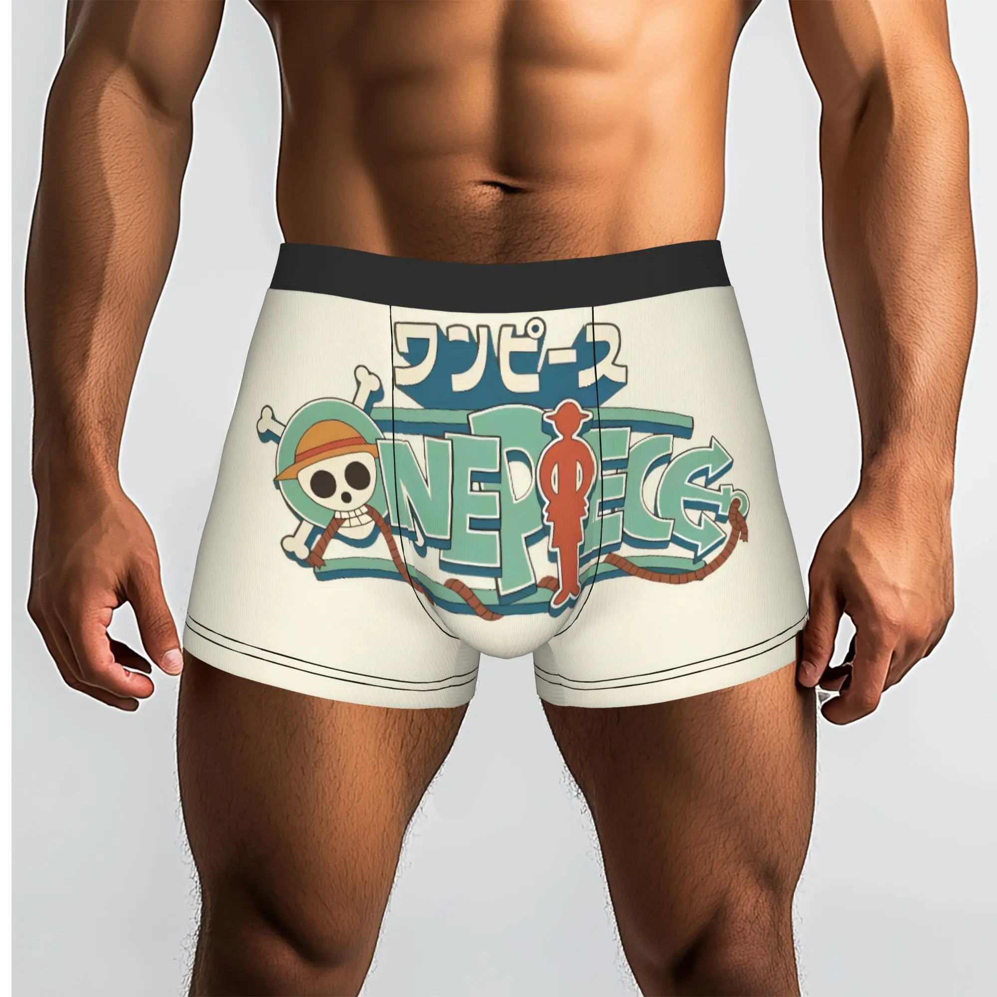 Classic One Piece Logo One Piece Underpants Homme Panties Male Underwear Ventilate Shorts Boxer Briefs