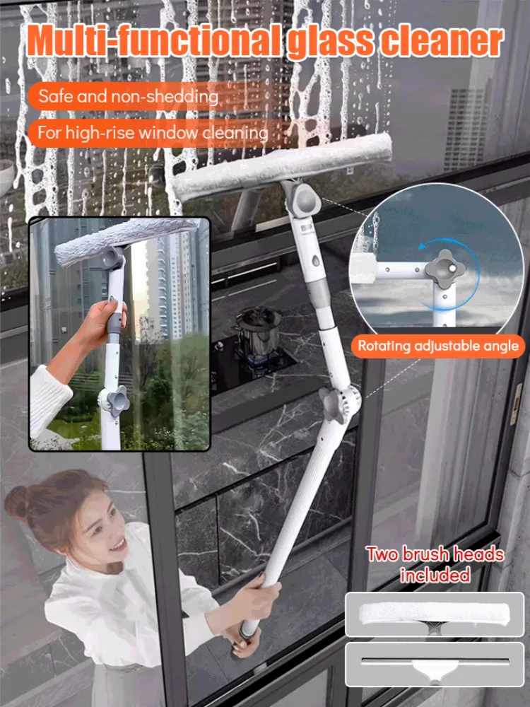 

✨ Половина цена продажи ✨ Инструмент для чистки Многофункциональный инструмент для чистки/бытовой стержень для сращивания, стиральный дворник/L-образный многофункциональный