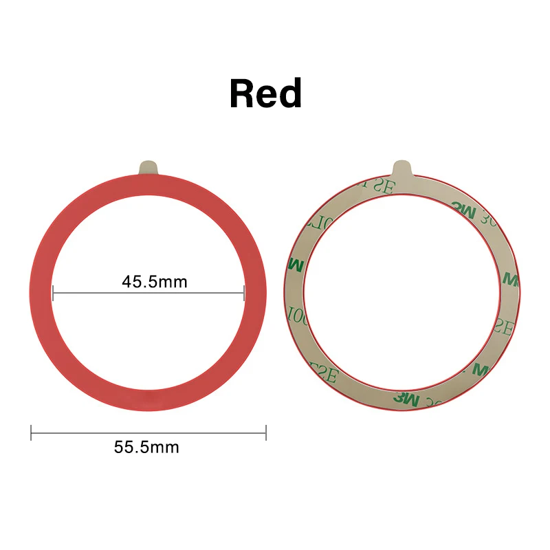 Universeller magnetischer Handy-Ring für Magsafe-Zubehör, Metallaufkleber, kabelloses Ladegerät, Eisenplatte, Blatt für iPhone 12, 13, 14 – Detail 9
