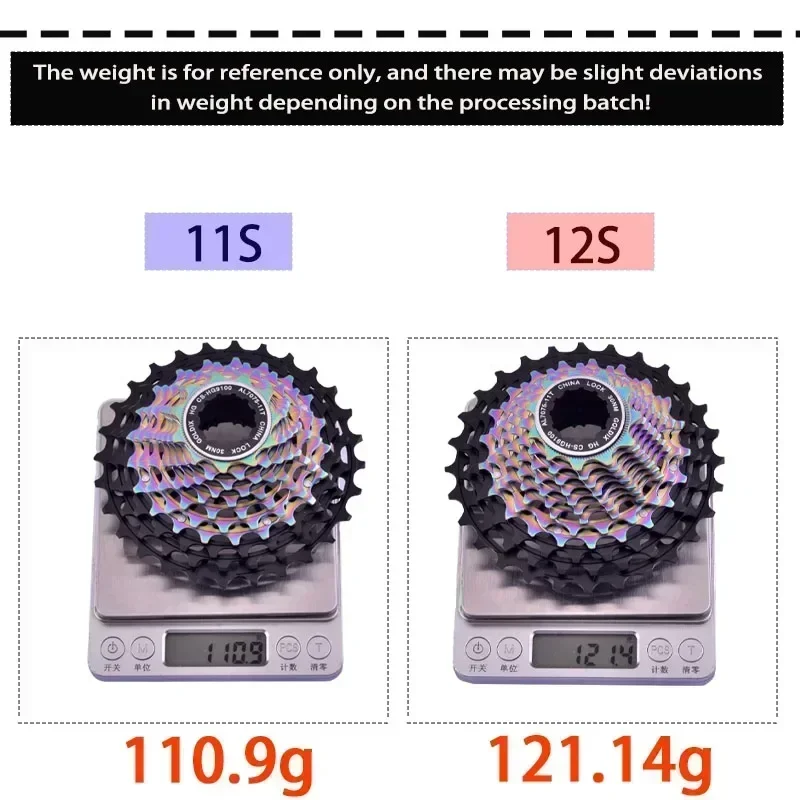 Ultralight Cassette 11 12 Speed Cassette Road Bike Hg Freewheel Sprocket 36t 34t 32t 11-Speed 12-Speed Sprocket 11v 12v Flywheel