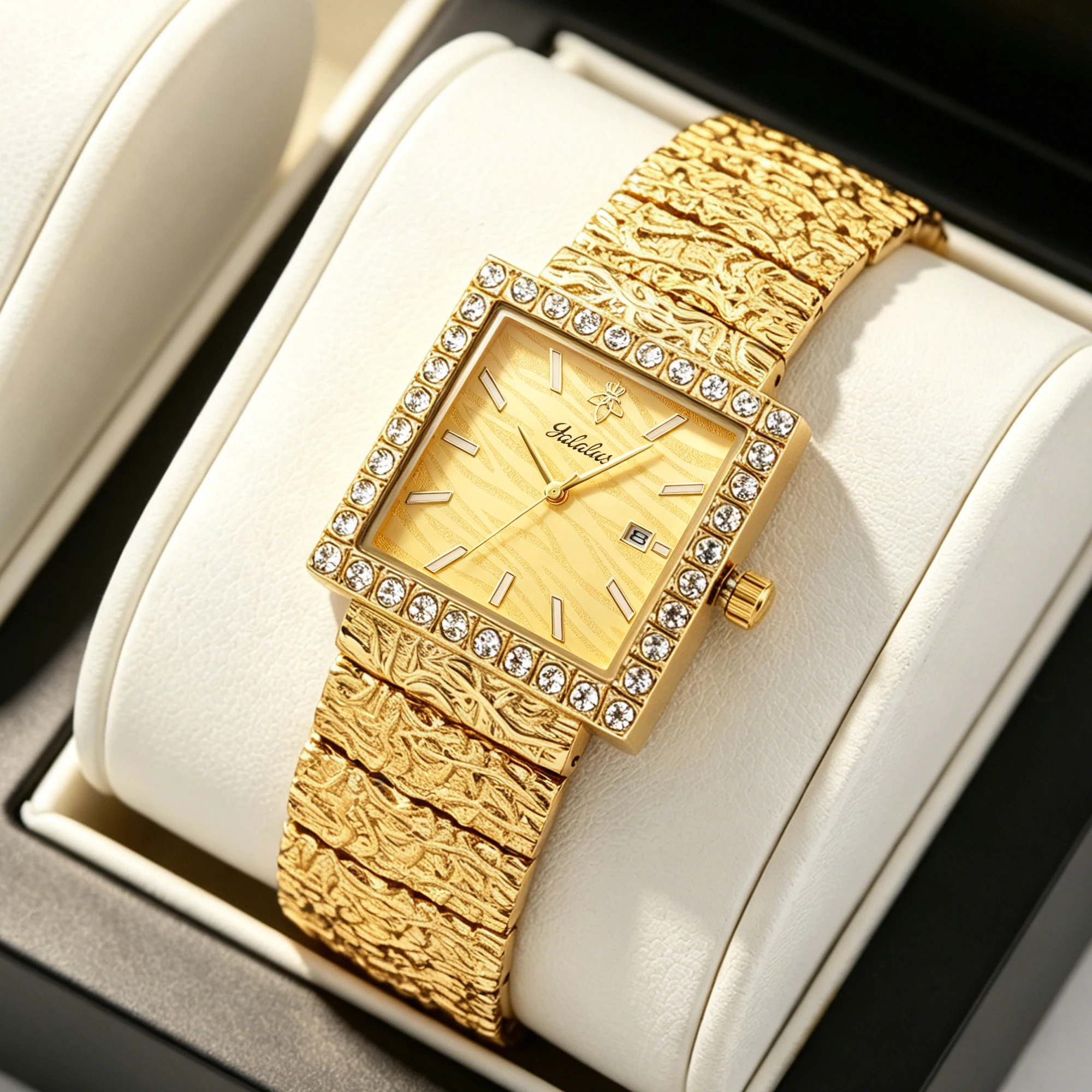 YaLaLuSi Fashionable Ladies’ Bracelet Watch: a Compact, Square-Faced, Elegant Quartz Timepiece Reloj