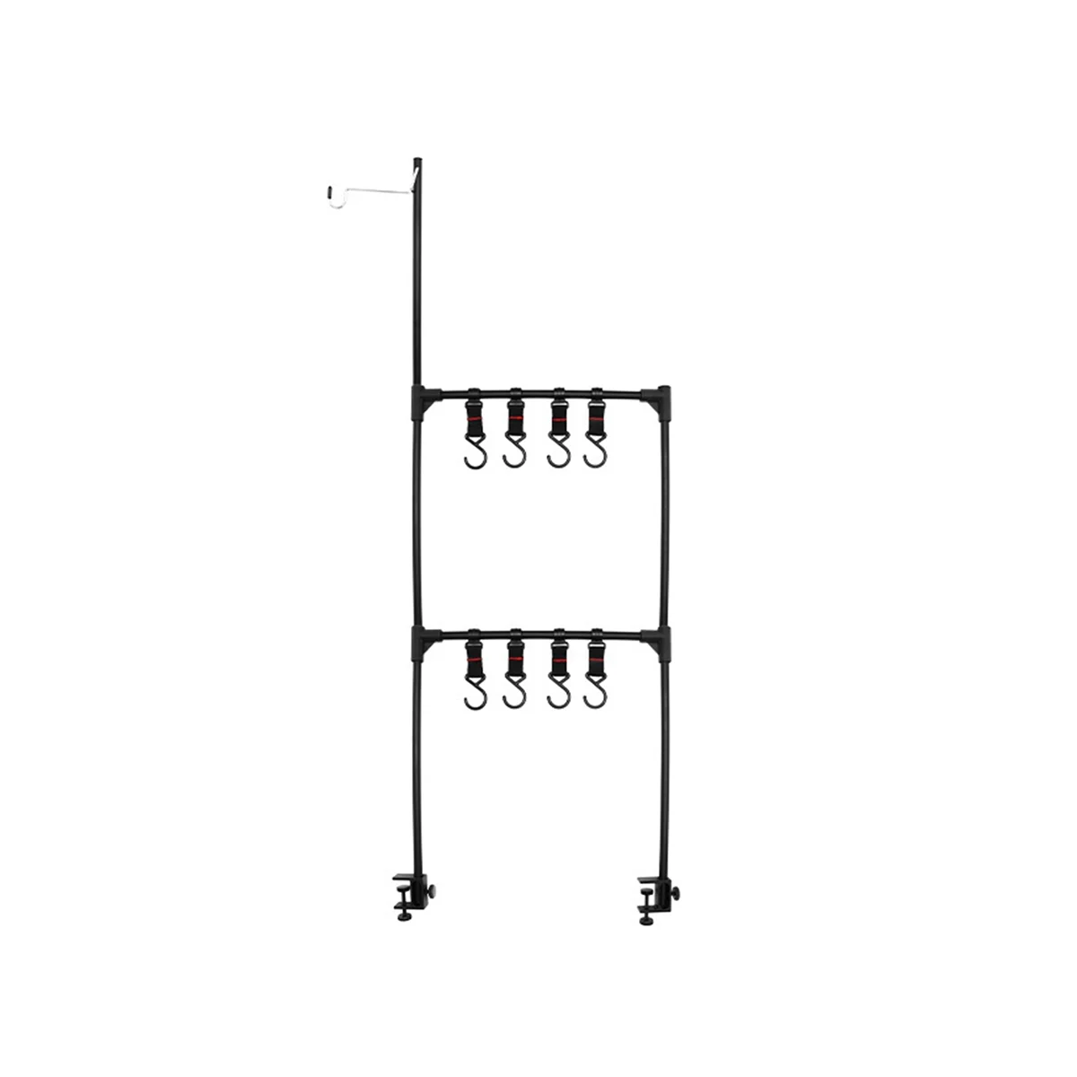 

Outdoor Desktop Rack Aluminum Alloy Picnic Multi-Purpose Shelf Camping Lamp Stand Beside the Table,106 x 35cm