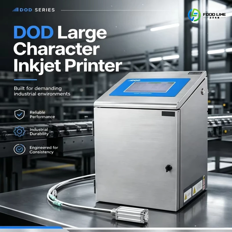 2026 New Large Character Industrial Inkjet Coding Machine IP68 Interface Dot Printer for Automated Production Line Customized
