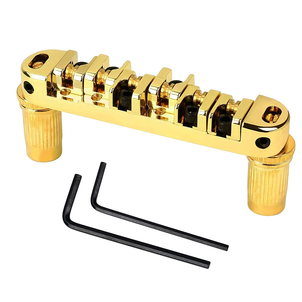 Black Replacement Bridge Long-lasting Wear Resistance Smooth Operation Roller Saddles Attractive Silver Finish