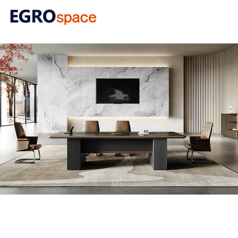 Project Cases Desk Office Room Commercial Conference Modern Meeting Table