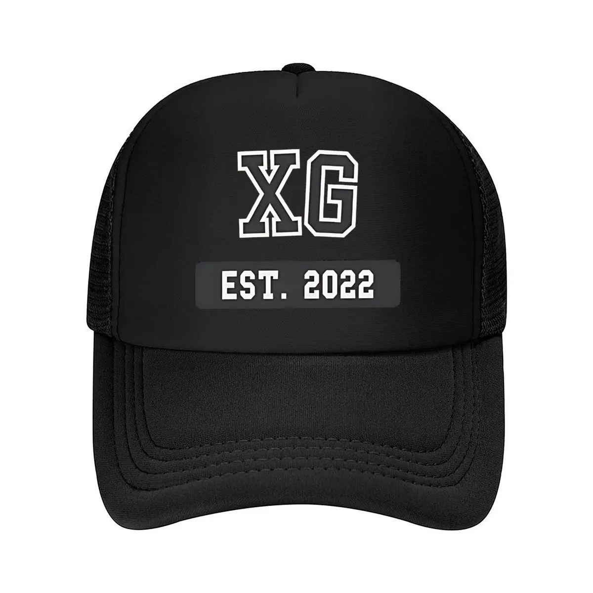 XG EST 2022 Varsity Lettering Mesh Baseball Cap Hip Hop