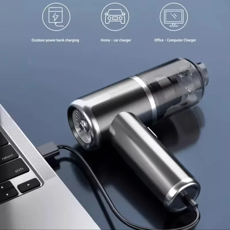 Xiaomi 9890000 Pa-aspiradora de coche 4 en 1, potente máquina de limpieza para electrodomésticos, aspiradora portátil inalámbrica