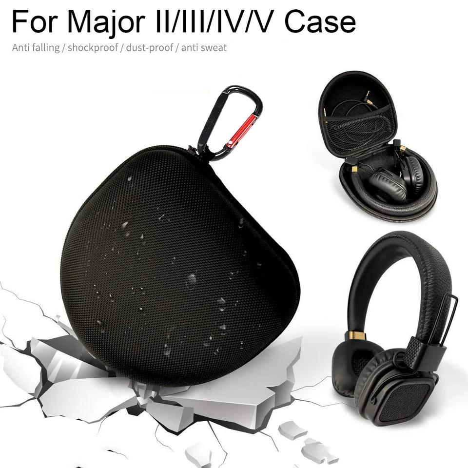 For Marshall Major V/IV/III/II Case EVA Headphone Organiser Travel