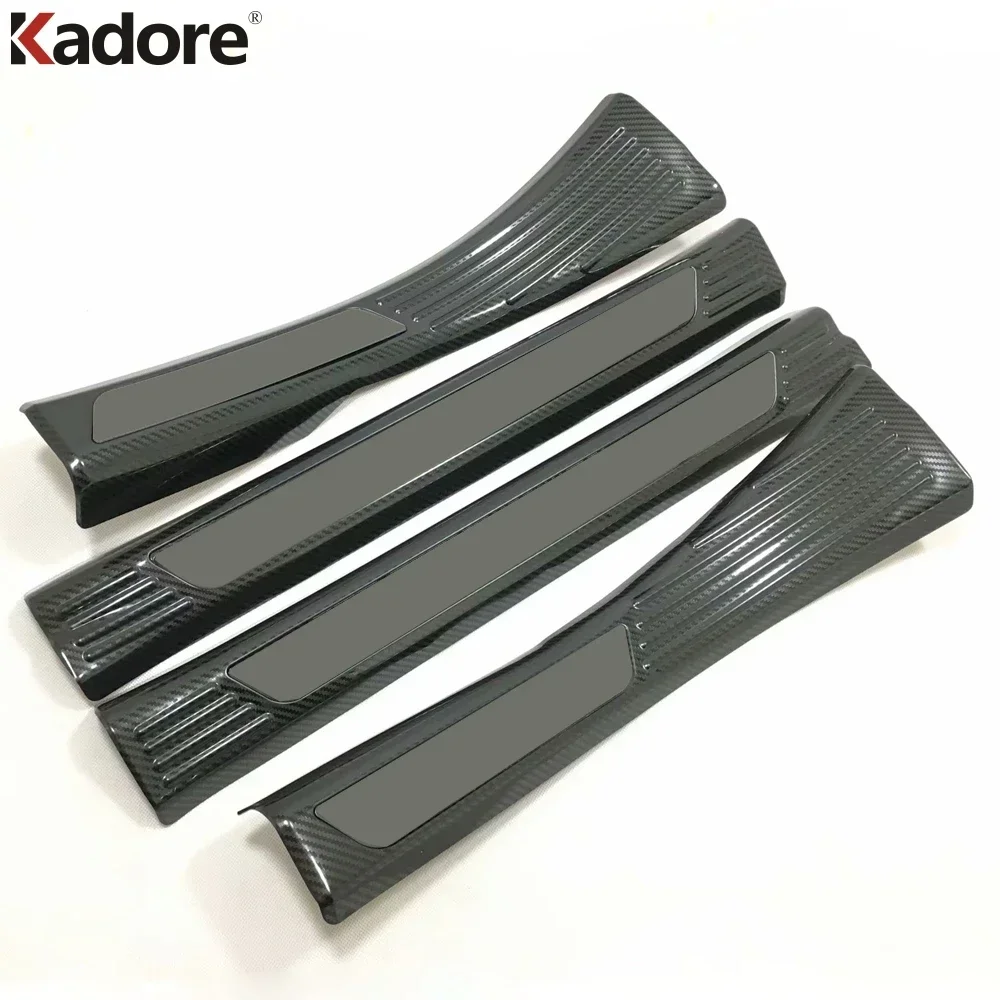 For Ford Focus 2019 2020 2021 2022 2023 Stainless Steel Inner Side Door Sill Scuff Plate Trim Sticker Styling Car Accessories