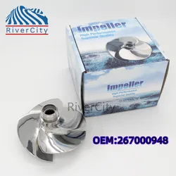 Jet Ski Accessories Stainless steel impeller for Seadoo Sea-doo SPARK ACE 900 HO SPARK TRIXX 2014-New 4 Blade OEM:267000948