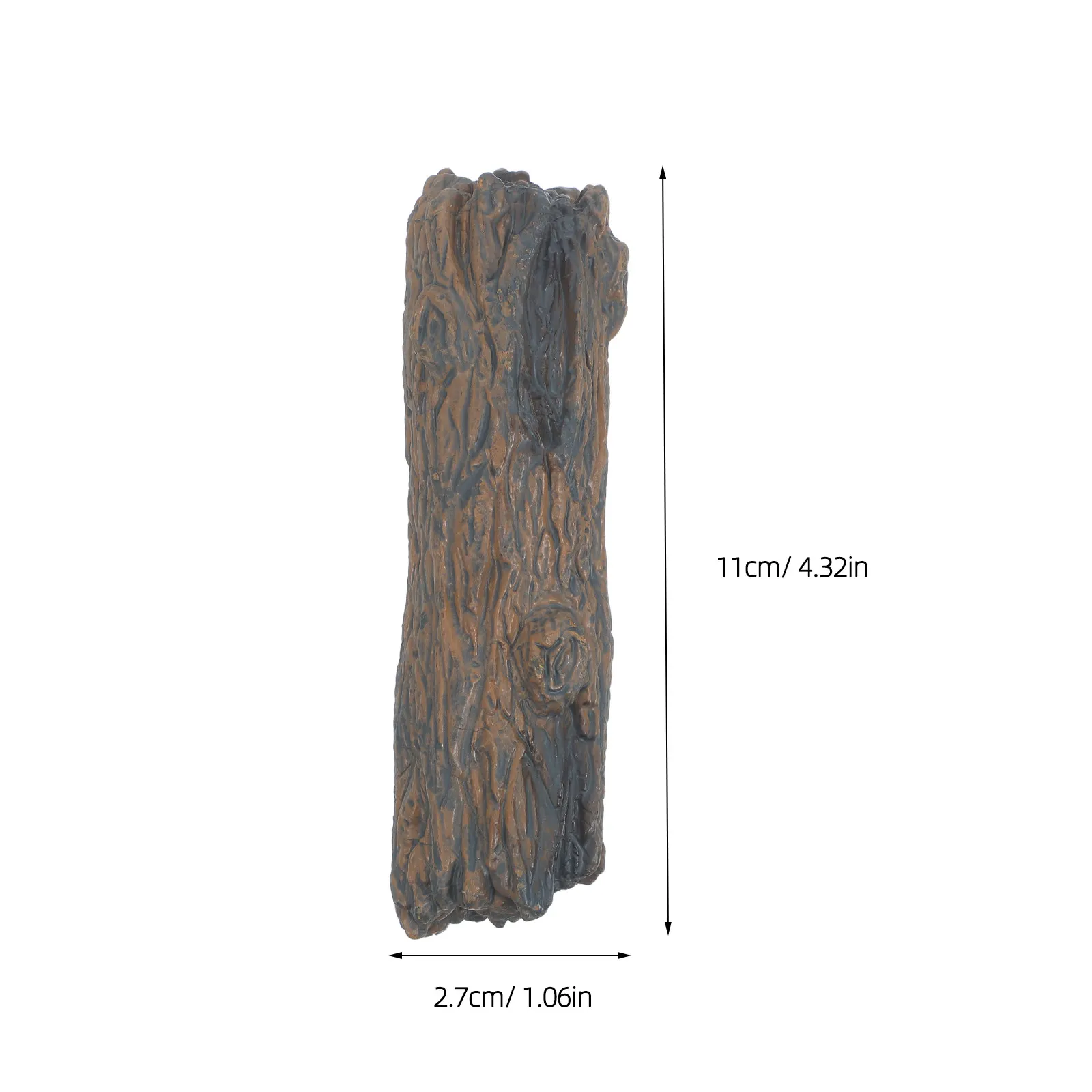 High Detail Artificial Tree Trunk Base Decor Piece Suitable for Shelf Mantel Tabletop Fireplace Surround Natural Aesthetic