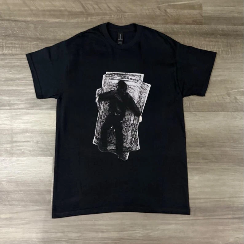 Money Men Graphic T Shirt Vintage Loose Oversized Unisex T-shirt Trendy Cotton Harajuku high quality Comfortable hot product tee