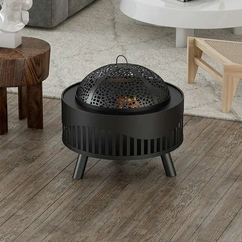 

Barbecue rack fire fighting wood heater outdoor courtyard fire pit household heater brazer camping equipment fire pit