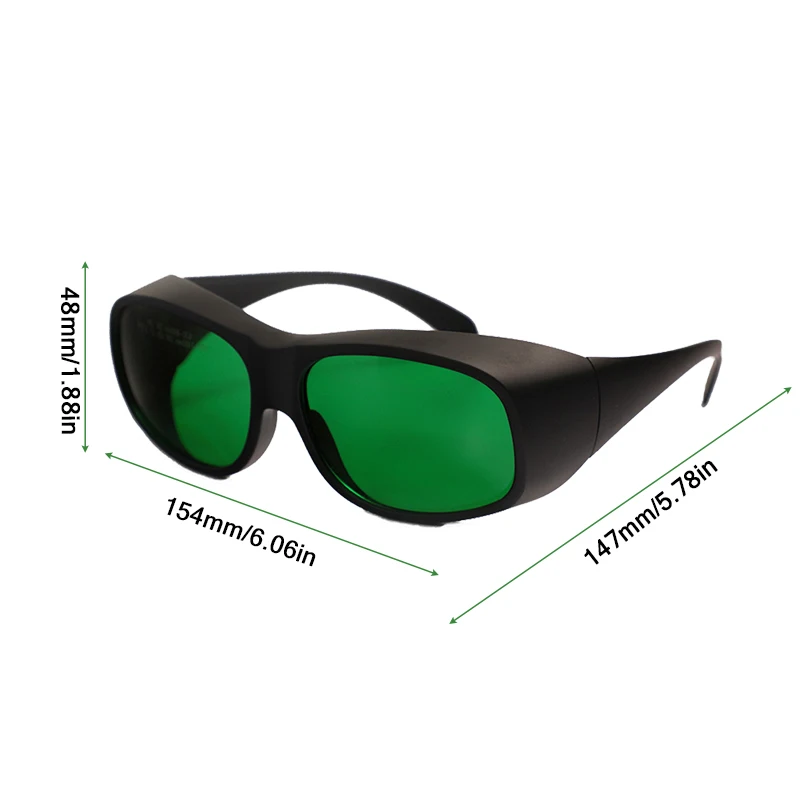 RTD-5 630-660nm OD 4+/800-1100nm OD 5+ Safety Protective Goggles High Protection for Red and Diodes Laser Safety Glassas