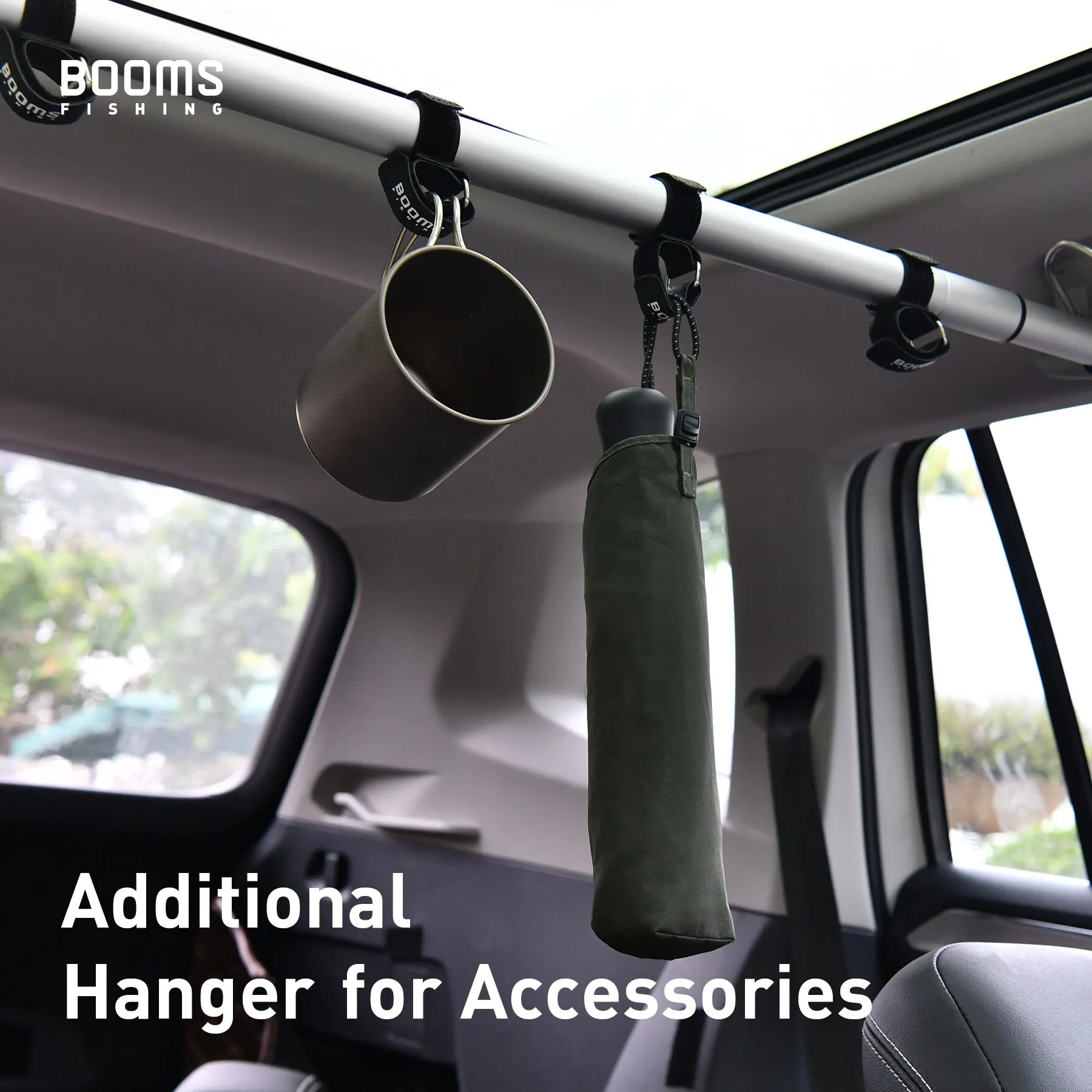 Ausleger Angeln RB2 Auto Angelrute Halter 10 stücke Starken Gürtel für Fahrzeug Bar Stangen Rack Tragbare Pole Strap Angeln Werkzeug zubehör – Detail 3