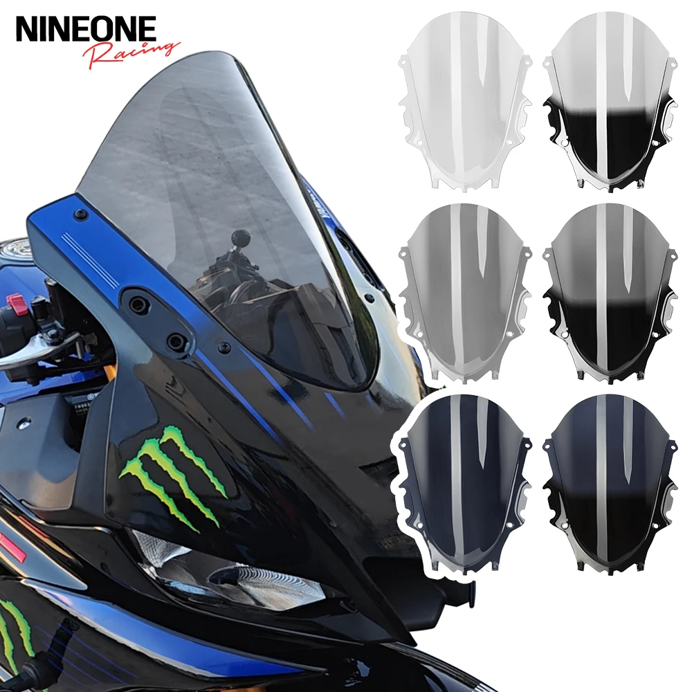 

Front Windscreen Windshield Screen Wind Shield Deflector Protector Replacement For Yamaha YZF-R3 YZF-R25 YZF R3 R25 2019-2025