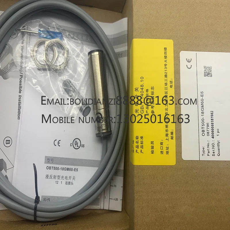 

The brand-new original sensor OBT500-18GM60-E4/E5 OBT500-18GM60-E4/E5-V1 warranty for one year in stock