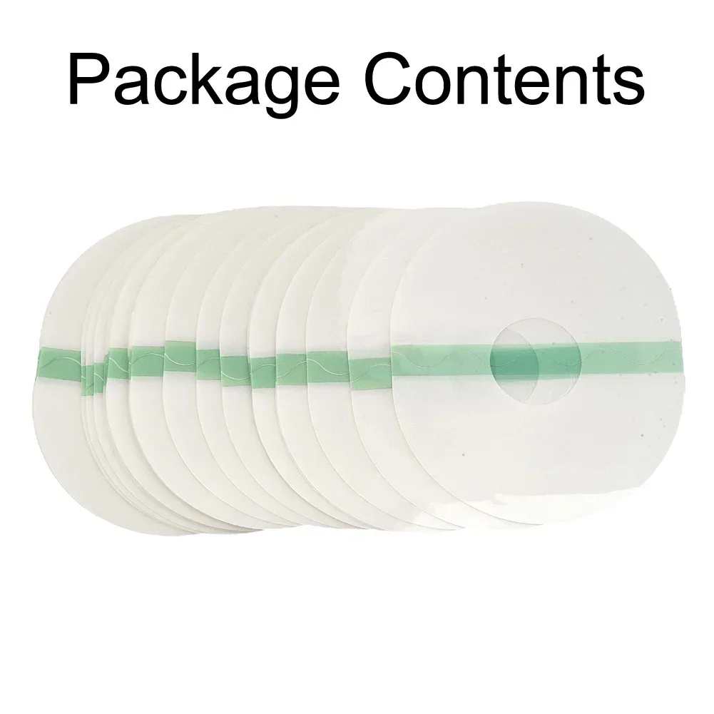 

25 PCS Freestyle Libre Adhesive Patches Oval Transparent Freestyle Adhesive Bandages 4 1/2” X 3 1/5 Large Package For FixiC