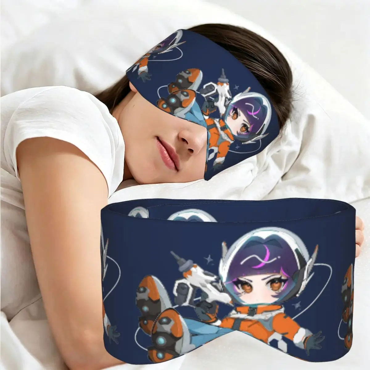 Overwatch Juno Game sleep eye mask Light Blocking Portable Eye Cover for Girls Boys Travel Party Gift Eyeshade eyepatch