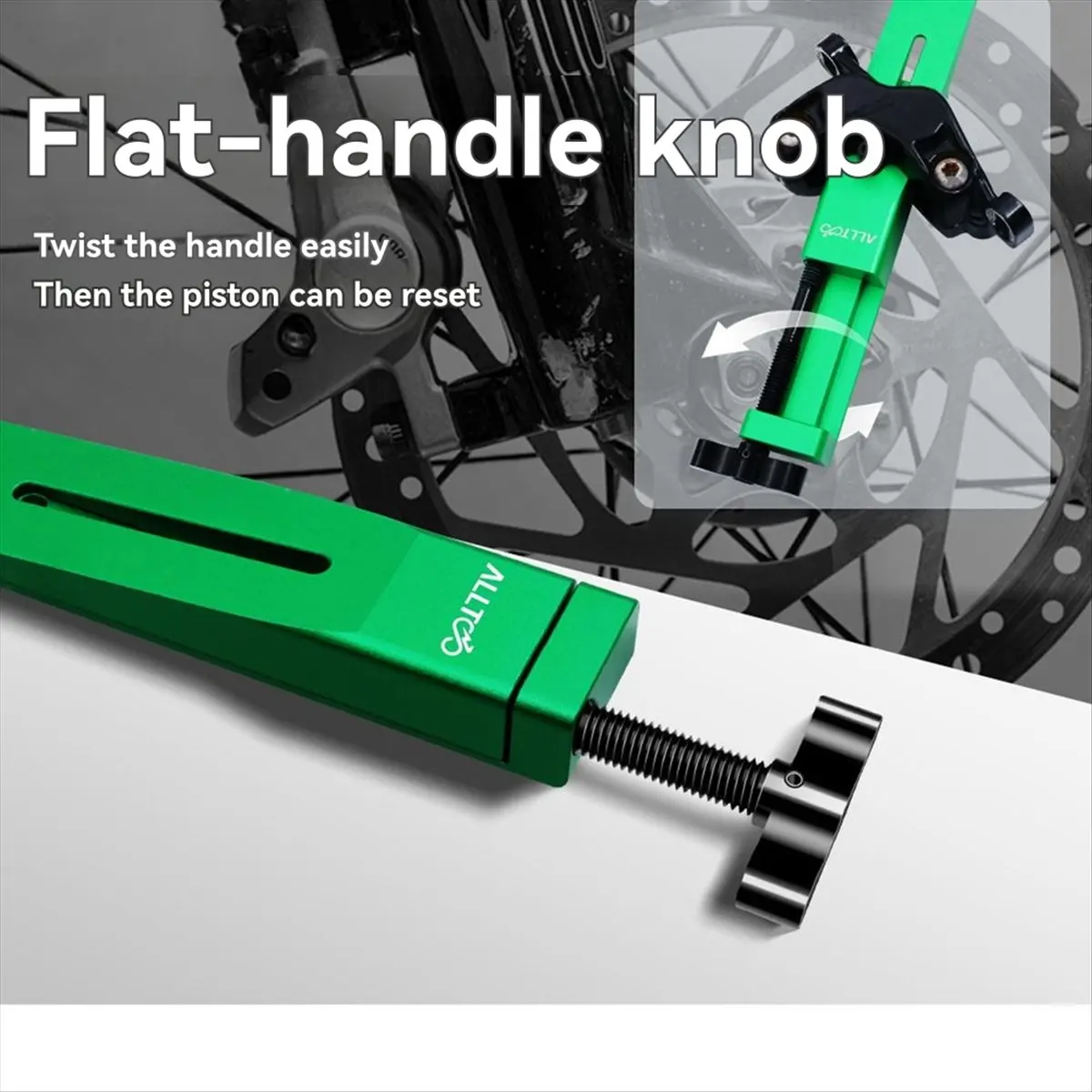 【THANKSGIVING DAY】 ALLTOO Bicycle Brake Piston Press Tool Aluminium Hydraulic Disc Brake Caliper Tools Bike Maintenance Tools