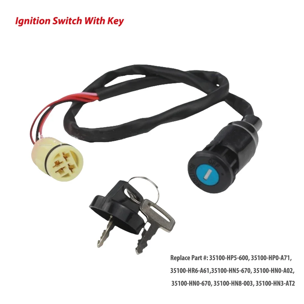 

For Honda ATV TRX350 TRX420 TRX450 Foreman TRX350FM Ignition Key Switch 35100-HR6-A61 35100-HN5-670 35100-HP5-600 35100-HP0-A71
