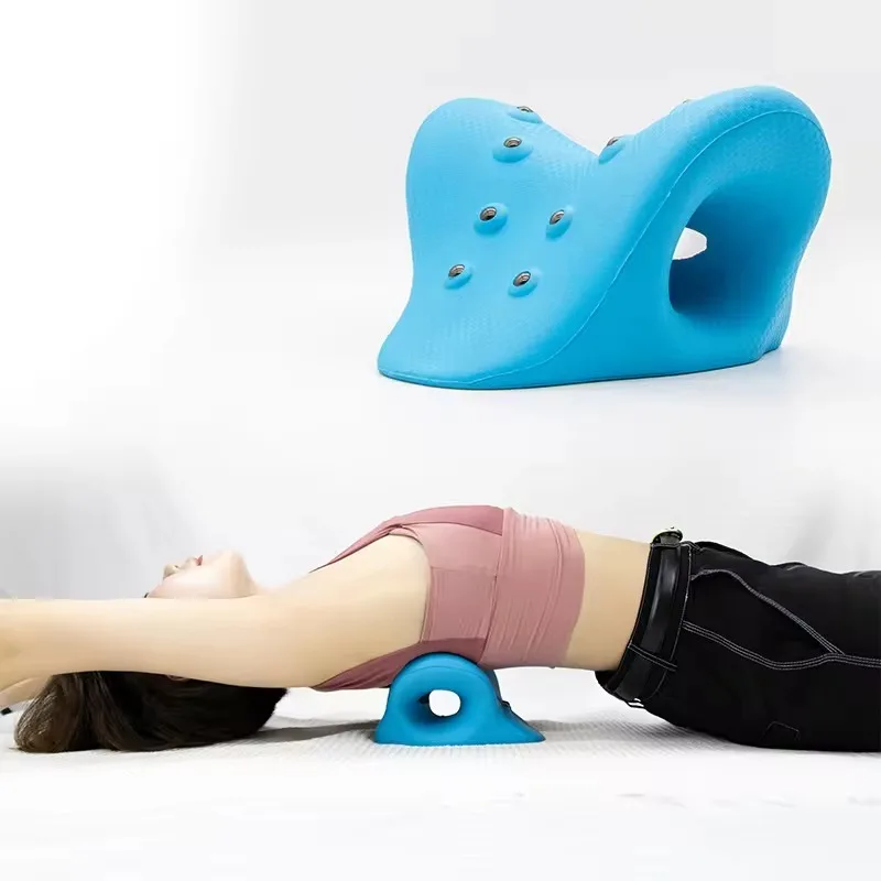 

Comfortable Stretcher Pillow Massage Cervical Traction Device Neck Cloud with Magnet