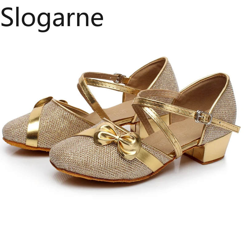 

Children New Latin Shoes Girls Modern Jazz Latin Waltz Tango Belly Ballroom Dance Shoes Kids Summer Stage Wear Sports Sandals