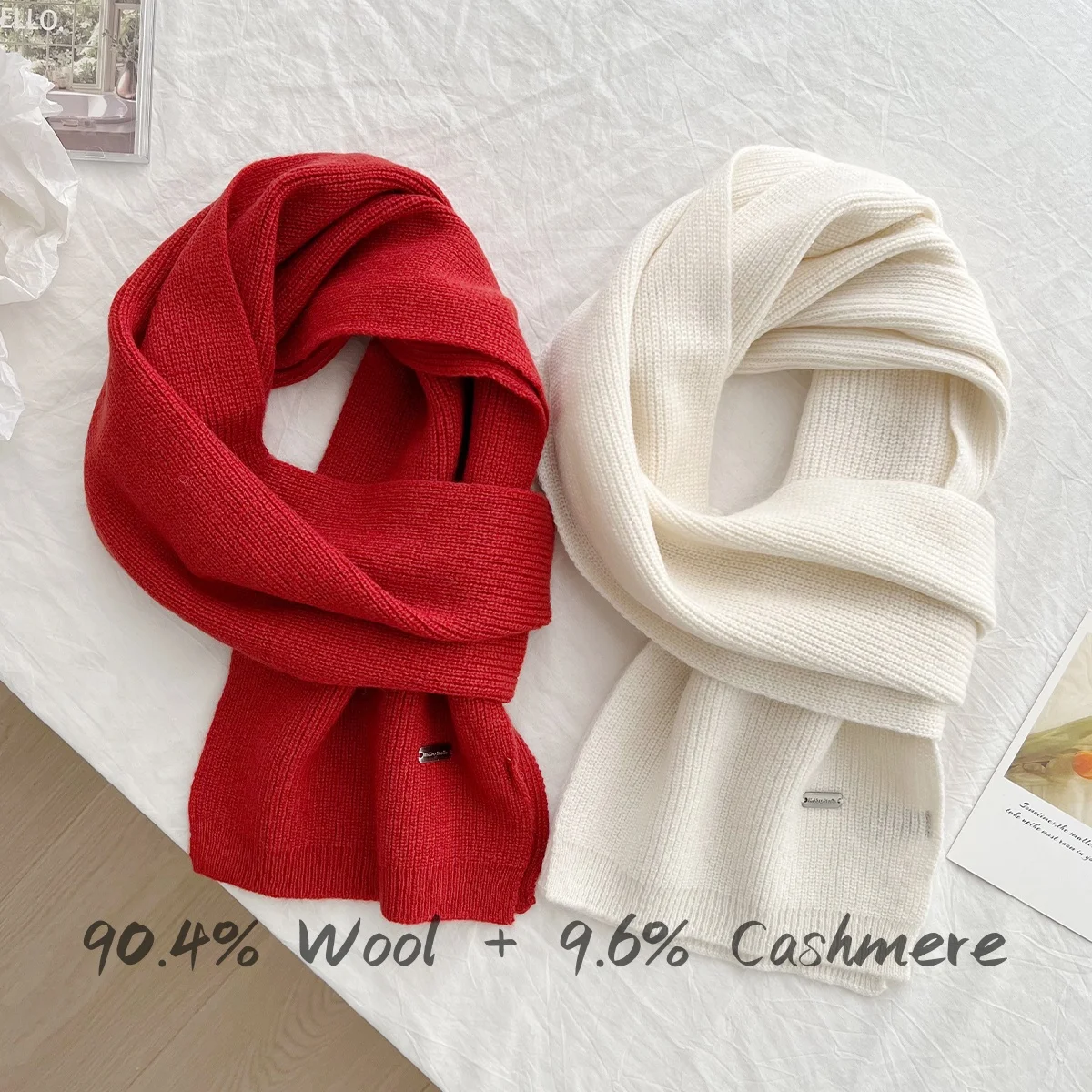 Knitted Wool Cashme… - image